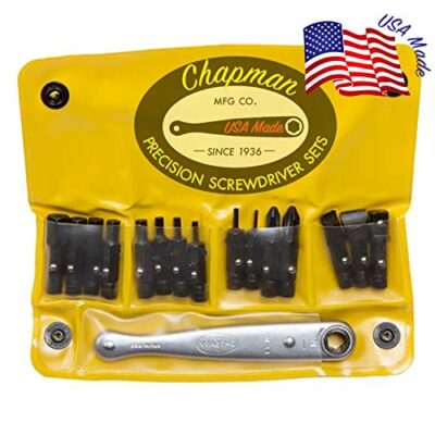 Screw Driver Set with Mini Ratchet Made in USA