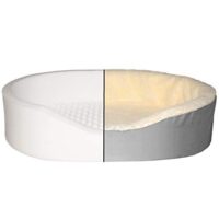 Larger Grey Cuddler Dog Bed Made in USA