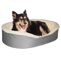 Larger Grey Cuddler Dog Bed