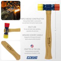 12 oz Double Face Rubber Mallet Made in USA