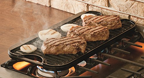 Chef Collection Reversible Grill/Griddle | Lodge Cast Iron