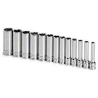 1/4 in. Drive 6-Point Deep Metric Socket Set Made in USA