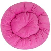 Pink Plush Dog Bed Made in USA