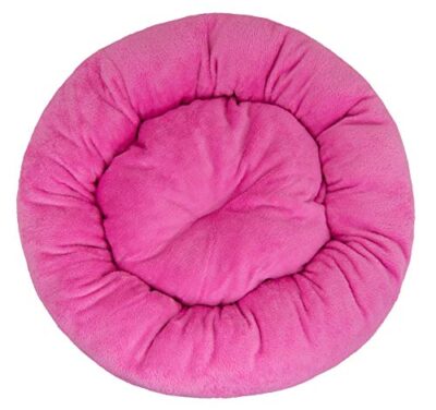 Pink Plush Dog Bed Made in USA