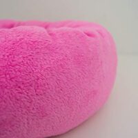 Pink Plush Dog Bed Made in USA