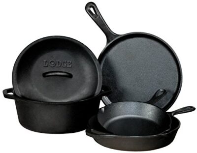 Cast Iron 5 Piece Set Made in USA