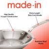 Stainless Steel Frying Pan Made in USA