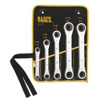 5 Piece Ratcheting Wrench Set Made in USA