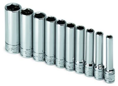 10 Piece Socket Set Made in USA